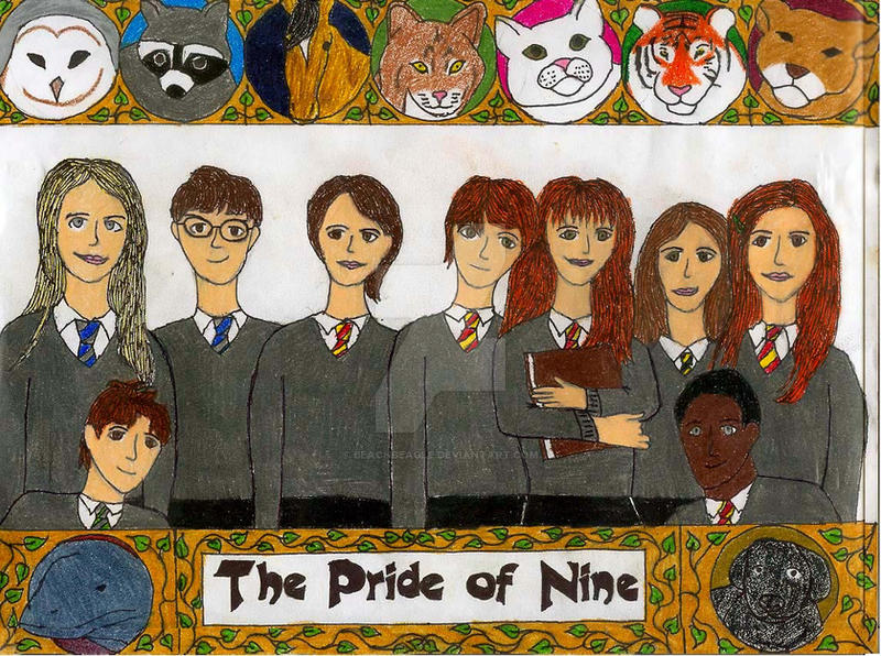 The Pride of Nine by beachbeagle on DeviantArt