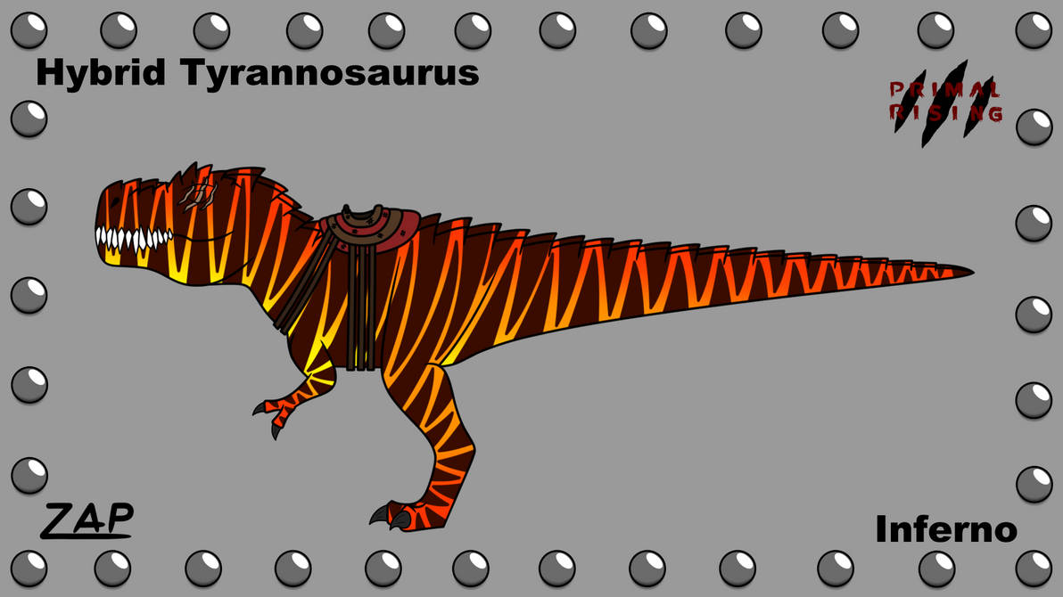 Primal Rising Hybrid Tyrannosaurus Inferno 1.0 by Terrordactyl00 on ...