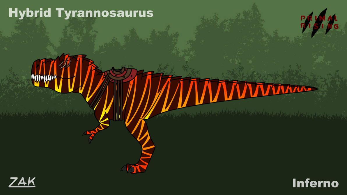 Primal Rising Hybrid Tyrannosaurus Inferno 1.0 by Pseudosuchian on ...
