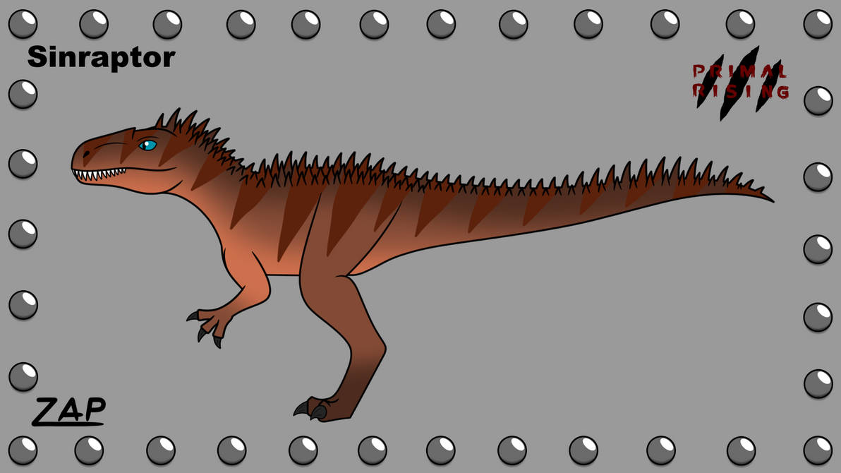 Primal Rising Sinraptor 1.0 by Terrordactyl00 on DeviantArt