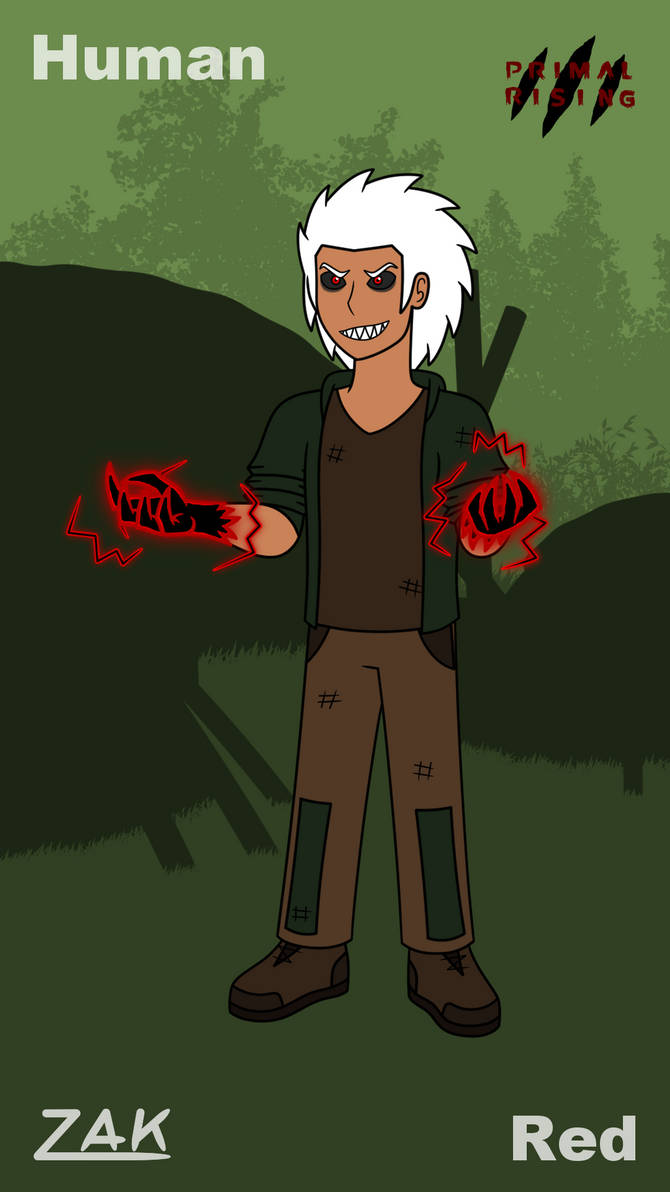 Primal Rising Human Red 1.0 by Pseudosuchian on DeviantArt