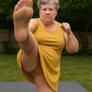 Granny karate foot