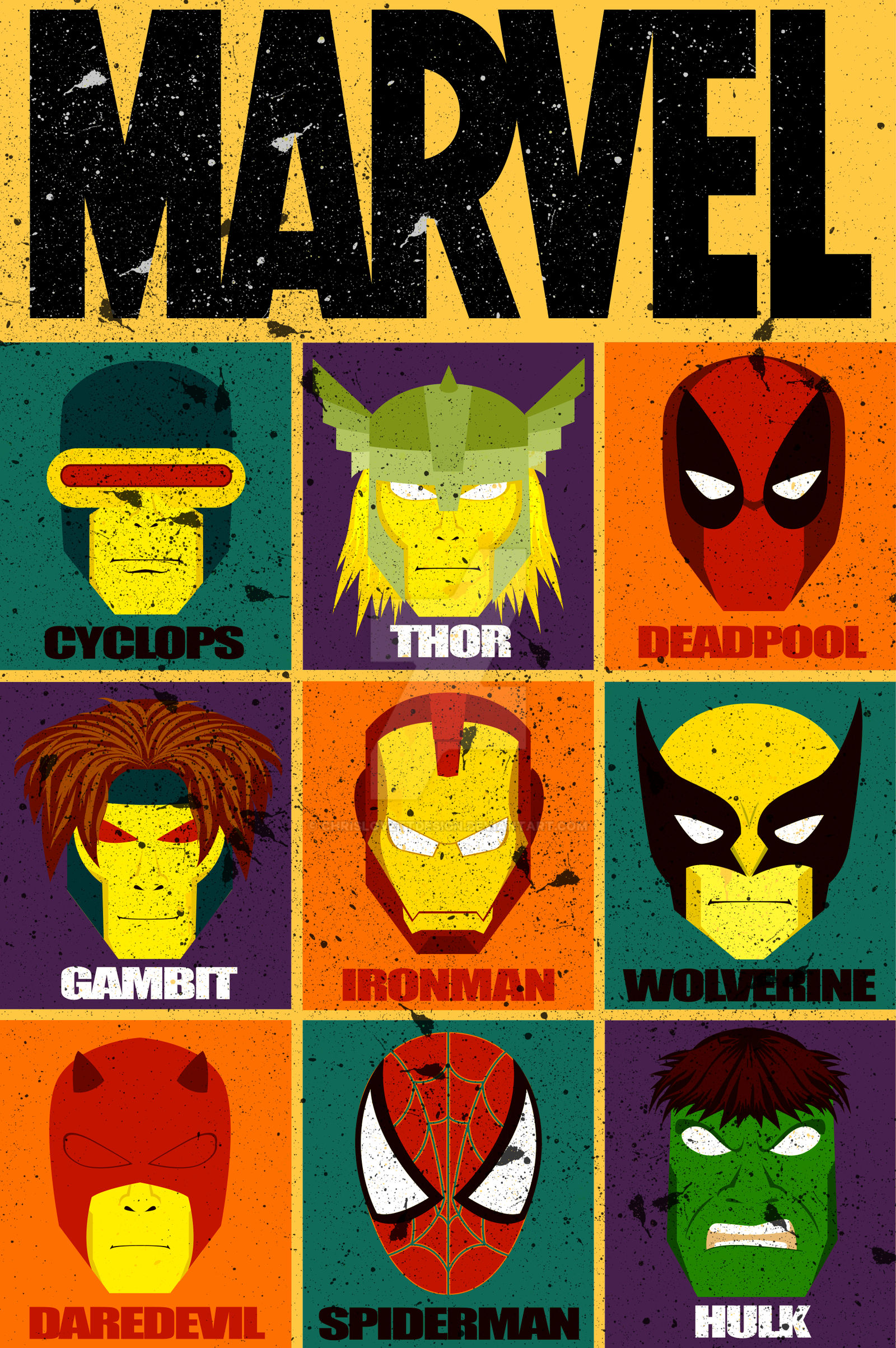 Marvel Poster By ChrisLovettDesign On DeviantArt