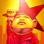 Caricature of Hugo Chavez