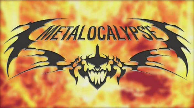 Metalocalypse Flames Wallpaper