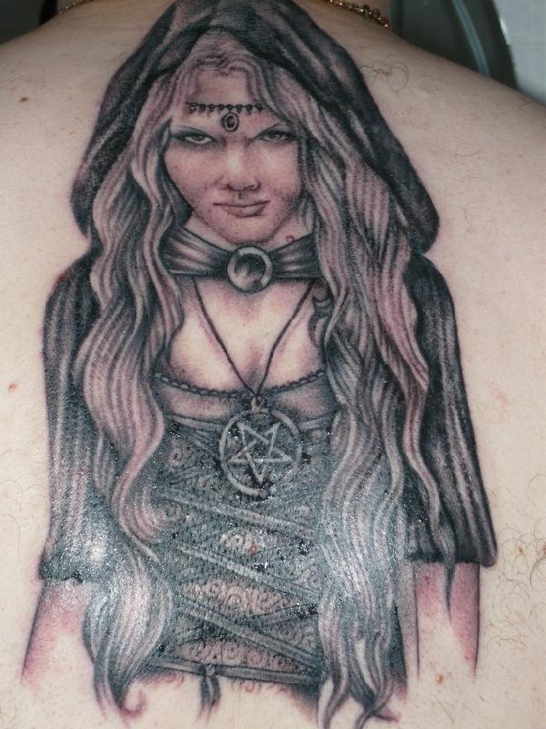 Witch Tattoo by Treborre on DeviantArt Witch Tattoo by Treborre on DeviantArt