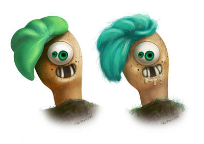 Tree Mini Monster Tiny Tree Monster - Version 2 by ArtreneKoh on DeviantArt