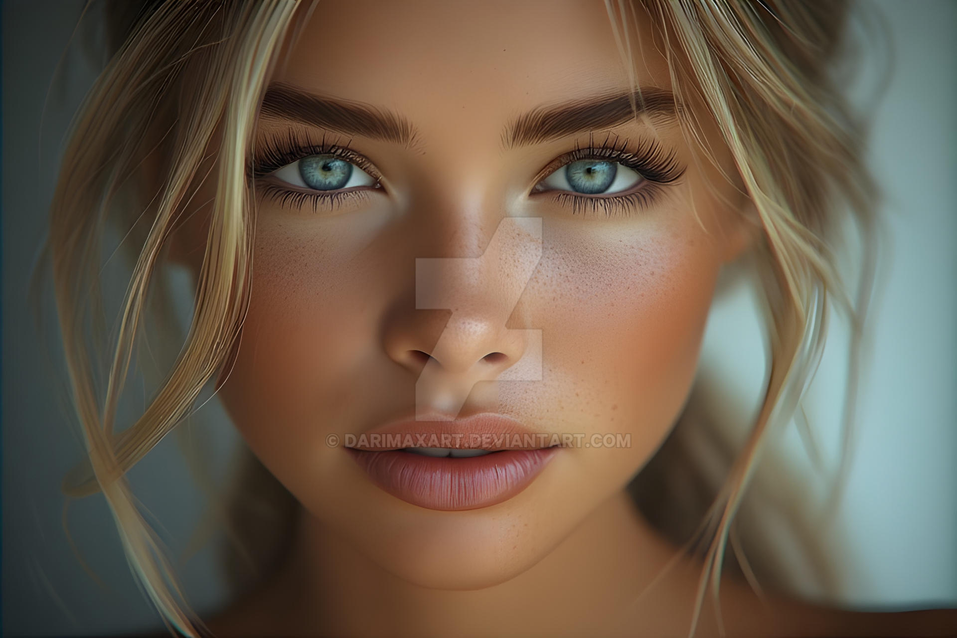 Realistic beautiful model face 1 by DariMaxArt on DeviantArt