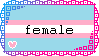 Stamp:  Transgender Female Pride by Rose150