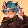 [OC] Tyson with Anime Cat Ears