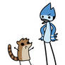 Mordecai y Rigby Animated