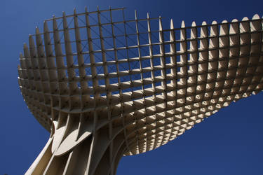 artistic roof construction in the city of Barcelon