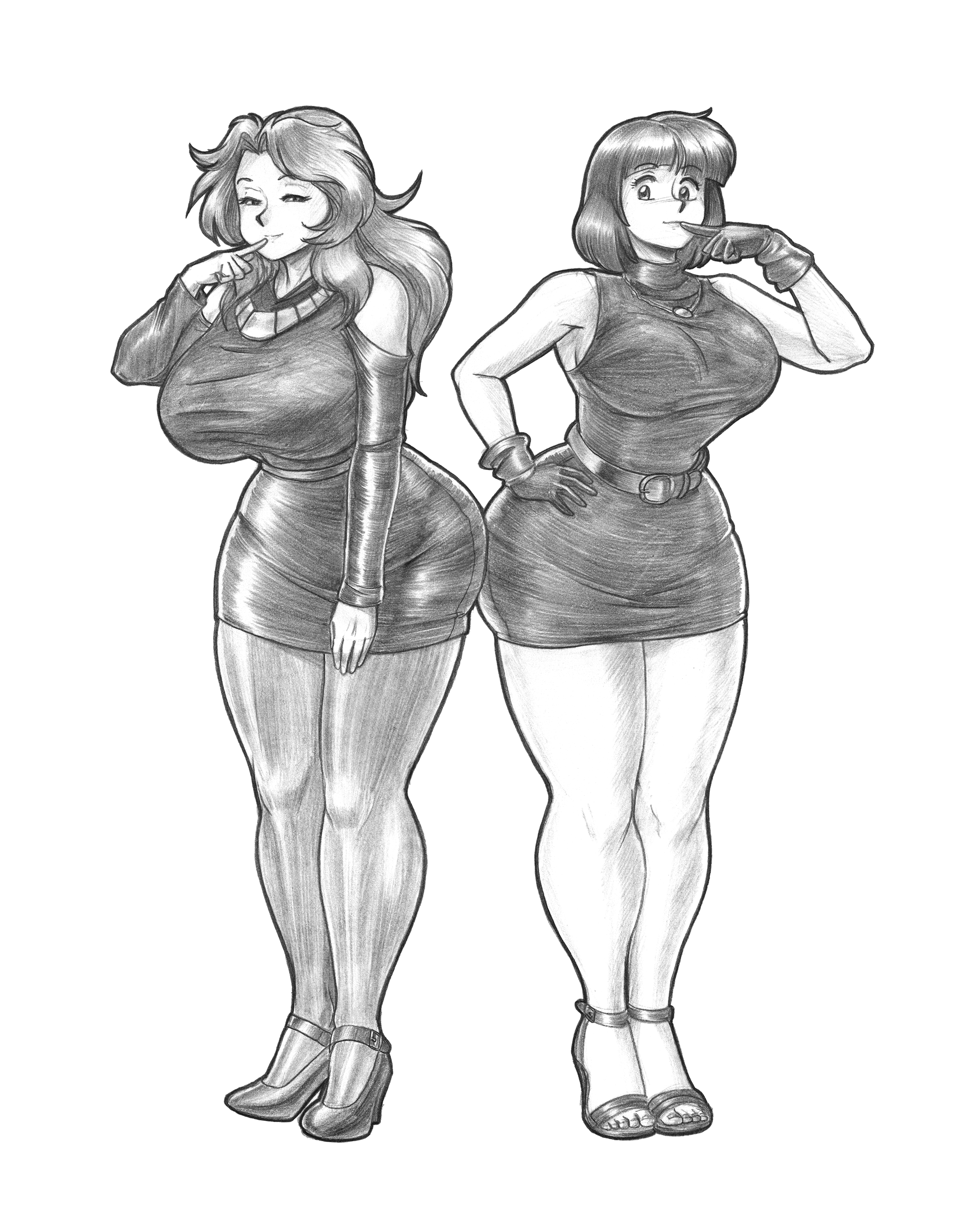 Thicc Pair by shadowpencil on DeviantArt