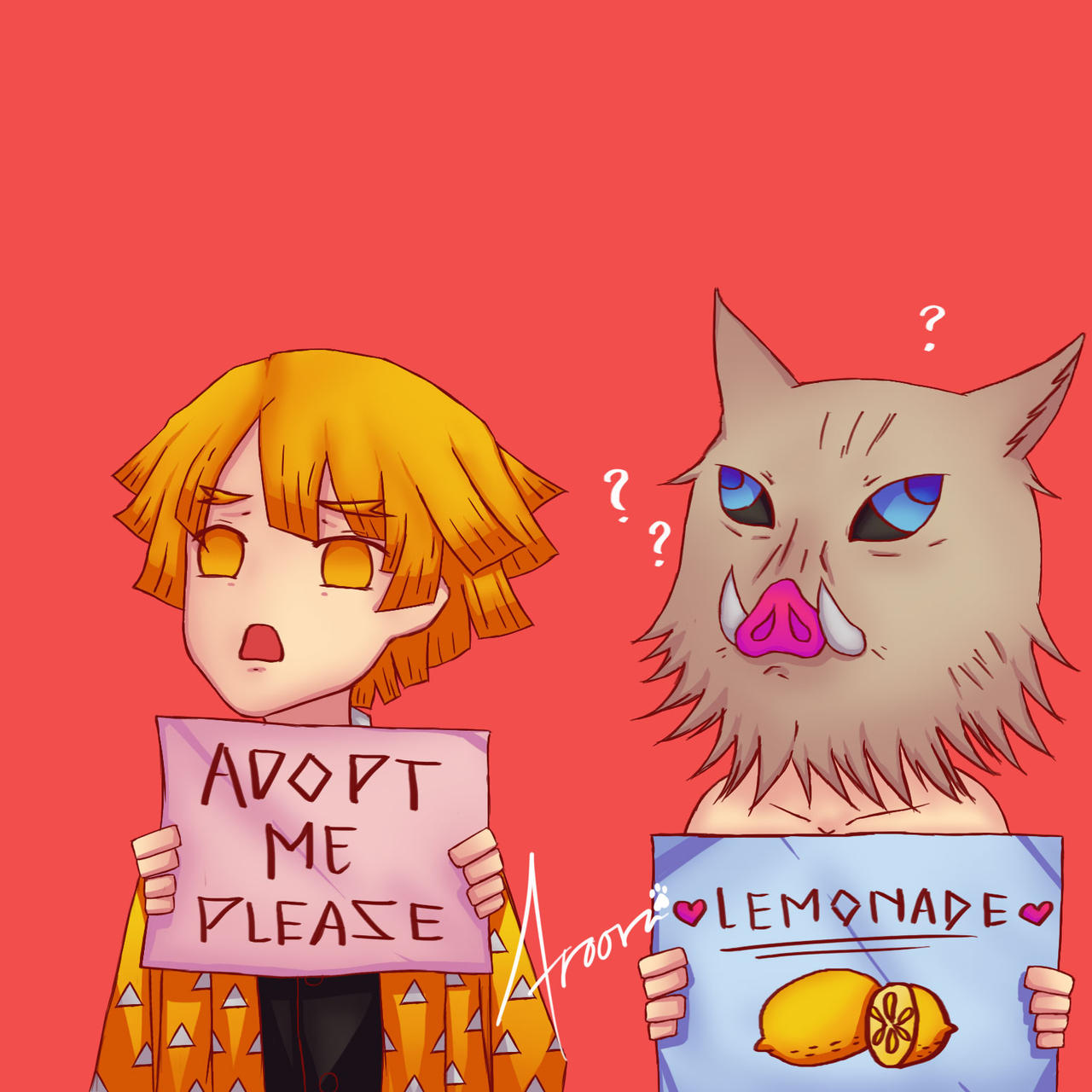 Simple Chibi - Zenitsu - Inosuke by Aroora22 on DeviantArt