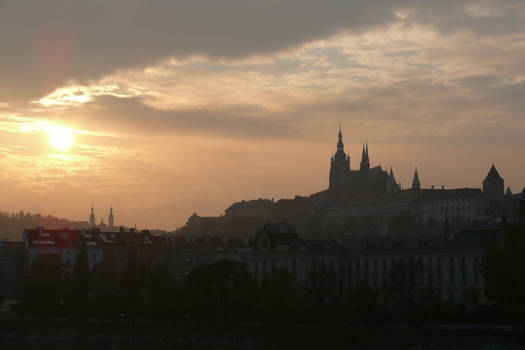 Prague at Sunset