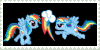 MLP: Rainbow Dash Stamp by BabysMother