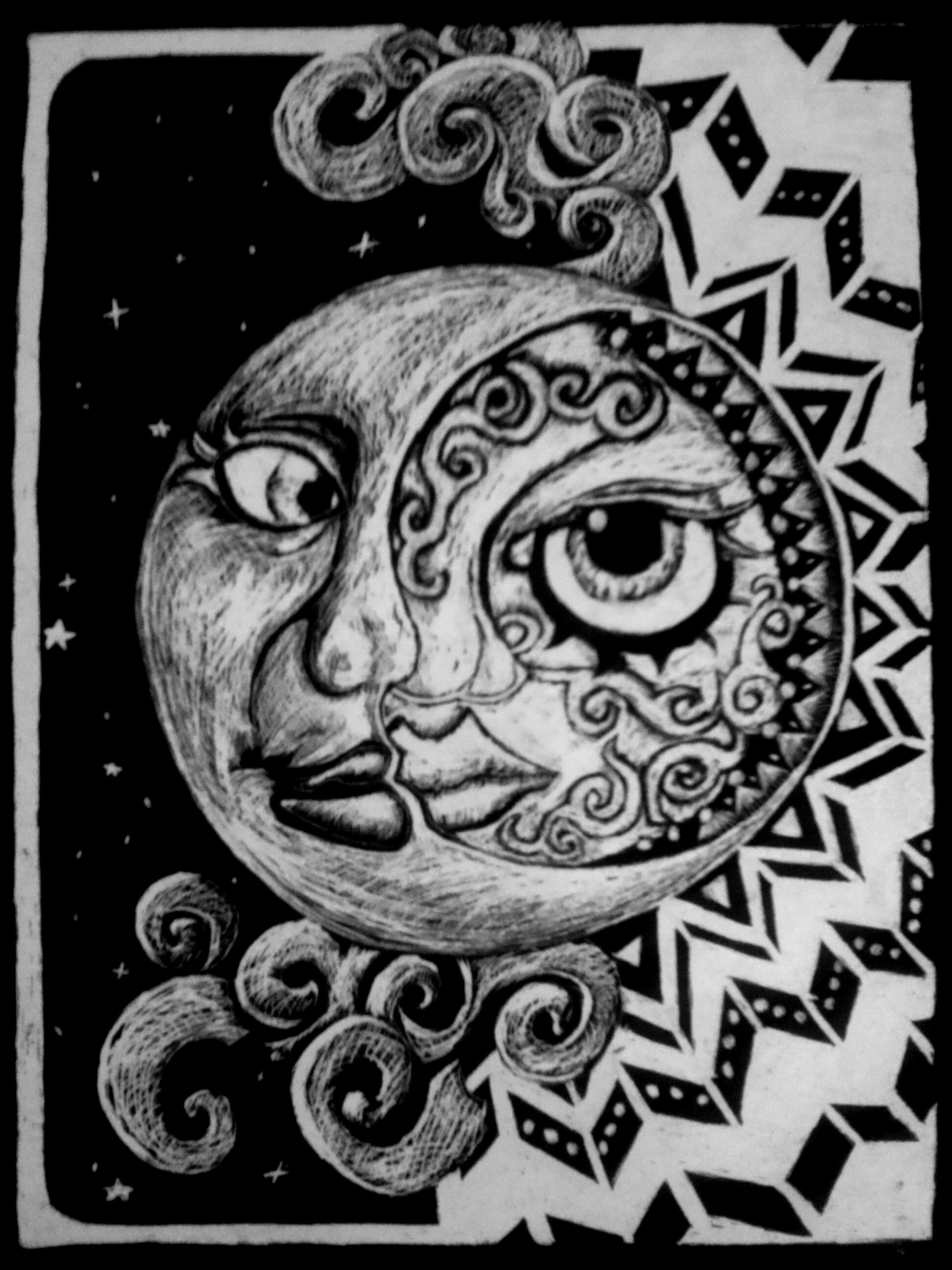 Featured image of post Trippy Moon Drawing See more ideas about drawing down the moon natural magic moon