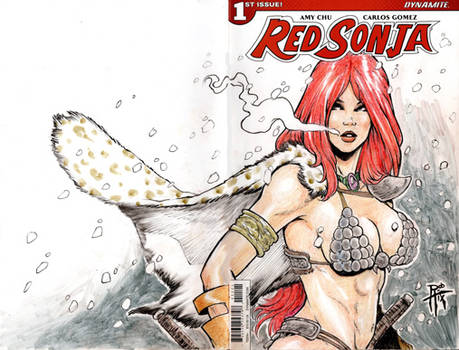 Red Sonja 2024 sketch cover