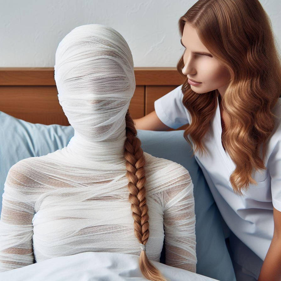 Mummy Wrapped Daphne 7 (AI) by CSUalum on DeviantArt