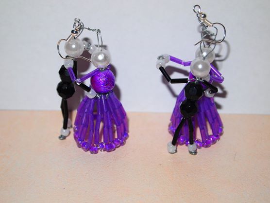 Ballroom Dancer Earings