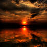 Lake at sunset HDR 05