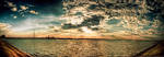 Lake at sunset - Panoramic HDR by ScorpionEntity