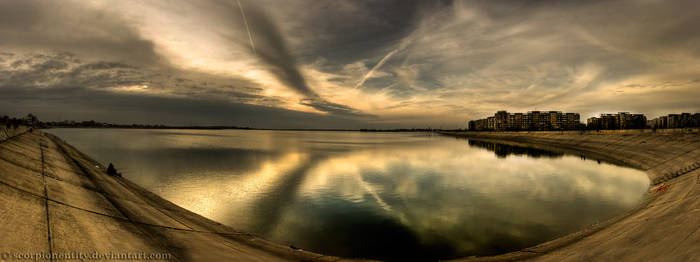 Spring Sunset Panoramic HDR