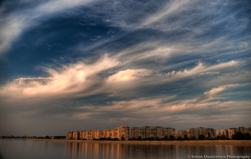 Clouds and stone