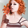 Sweet orange flower