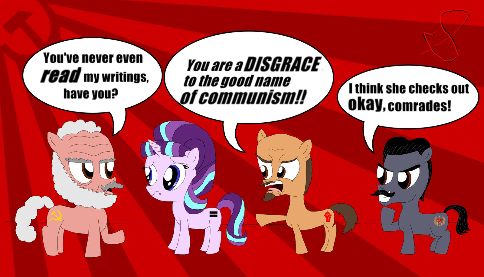 Starlight Glimmer and the Communists by ChenTheIrken