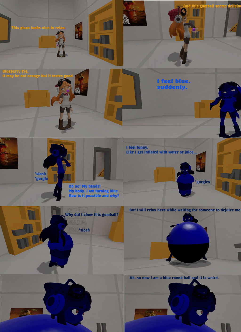 Request Comic Blueberry Human Meggy SMG4 by Vanny22ify on DeviantArt