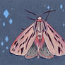 Pink moth