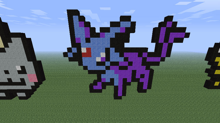 Espeon Minecraft Pixel Art