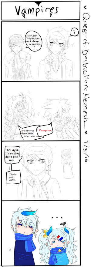 Vampires - Elsword 4 Panel Comic Entry