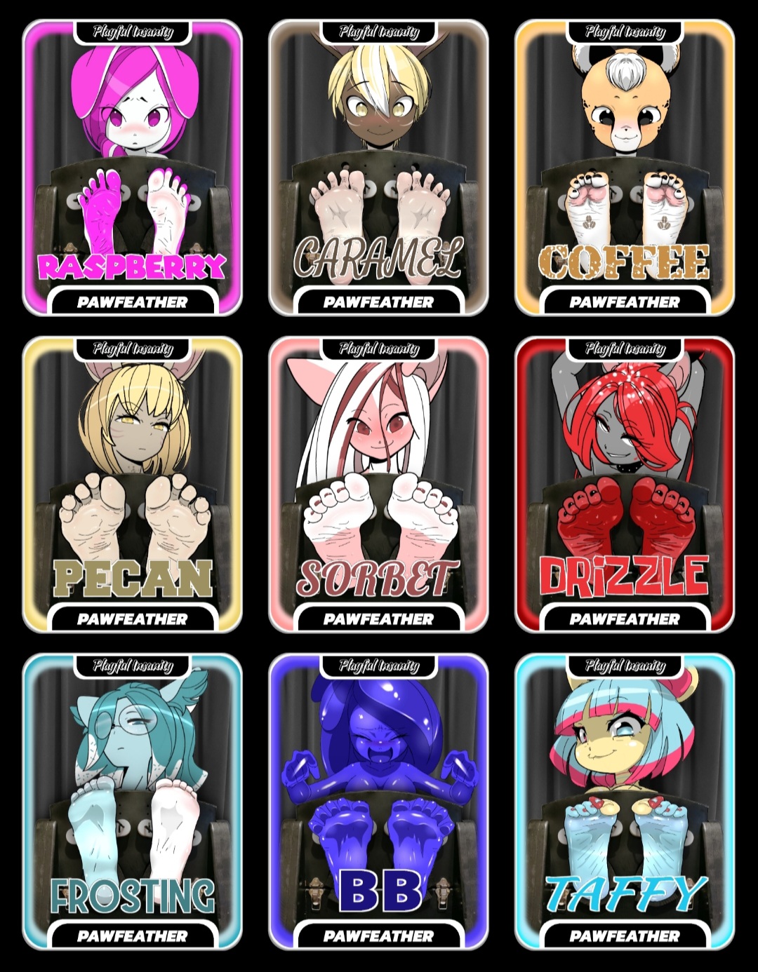 Pawfeather Rangers Collectors cards - Pawfeather by Playful-Insanity on DeviantArt
