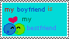 My Boyfriend is my Bestfriend-stamp