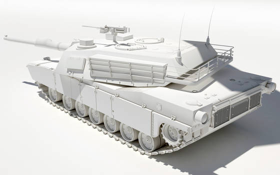 Abrams Tank Clay