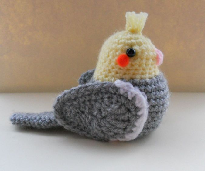 Amigurumi Cockatiel