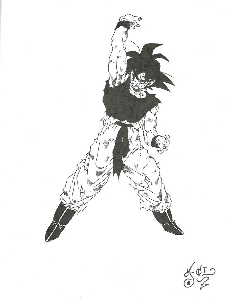 Goku Genkidama By Rextir On Deviantart