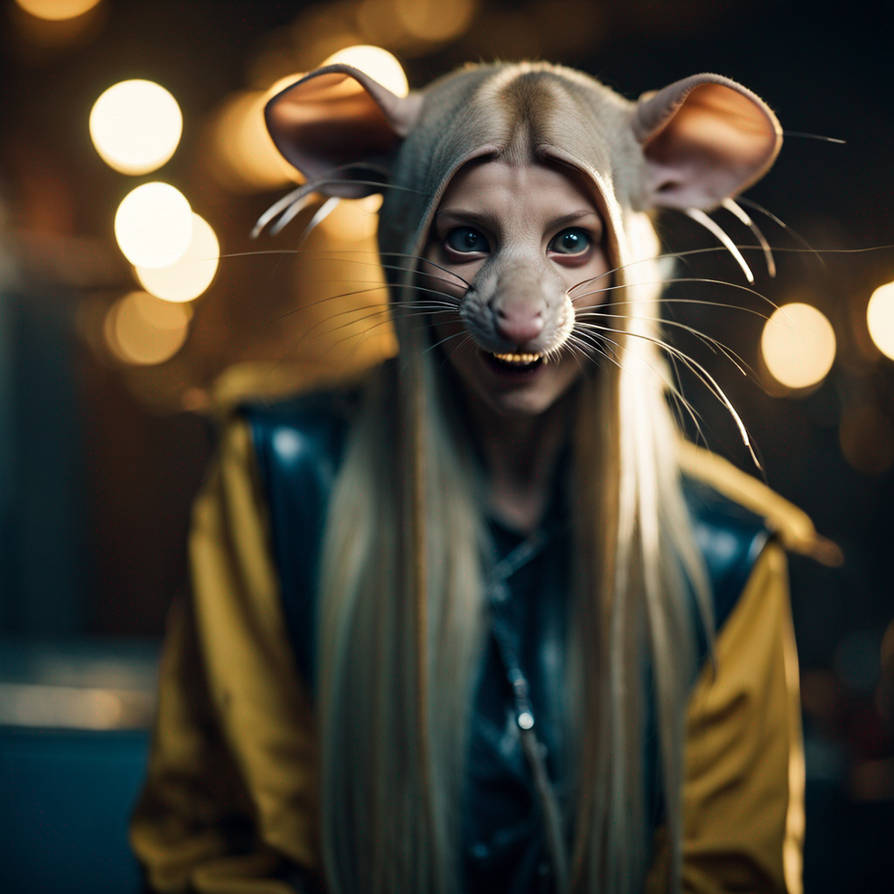 Anonymous Rat Smiling rat woman by morphoholic on DeviantArt