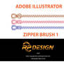 Adobe illustrator Zipper brush 1