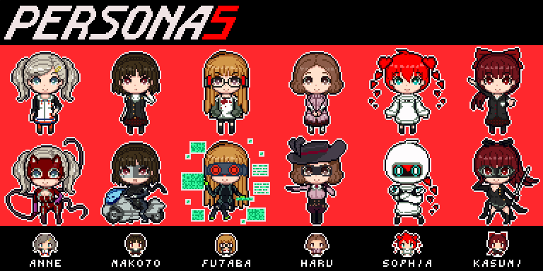 Persona Pixel Art