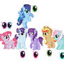 MLP Mane 6 X Rainbow Dash Bred Adopts [CLOSED]