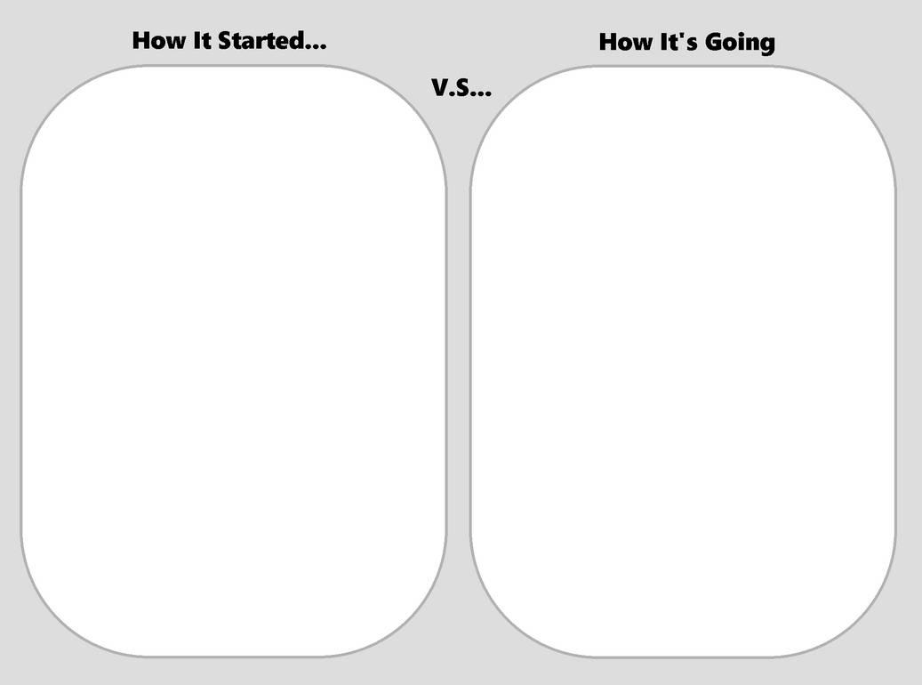 How It Started Meme Template by Pegasister64 on DeviantArt