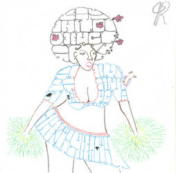 Chocolate Beauties Cheerleader Contest 2014 entry