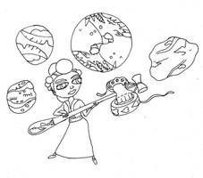 Princess Candace - ink