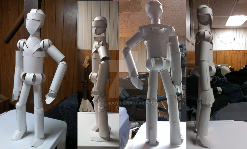 Paper Figure Sculpture by Zephurous on DeviantArt