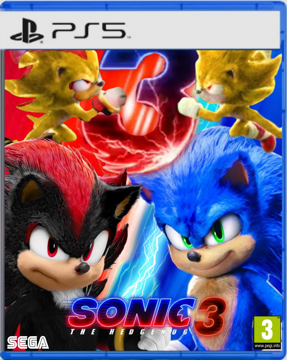 A PS5 Fan-Made Sonic The Hedgehog 3 Game by SonicPlayzYT2021 on