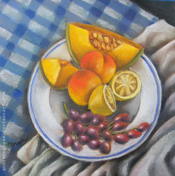 Fruits in Pastel