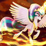 Celestia's spell to raise the sun